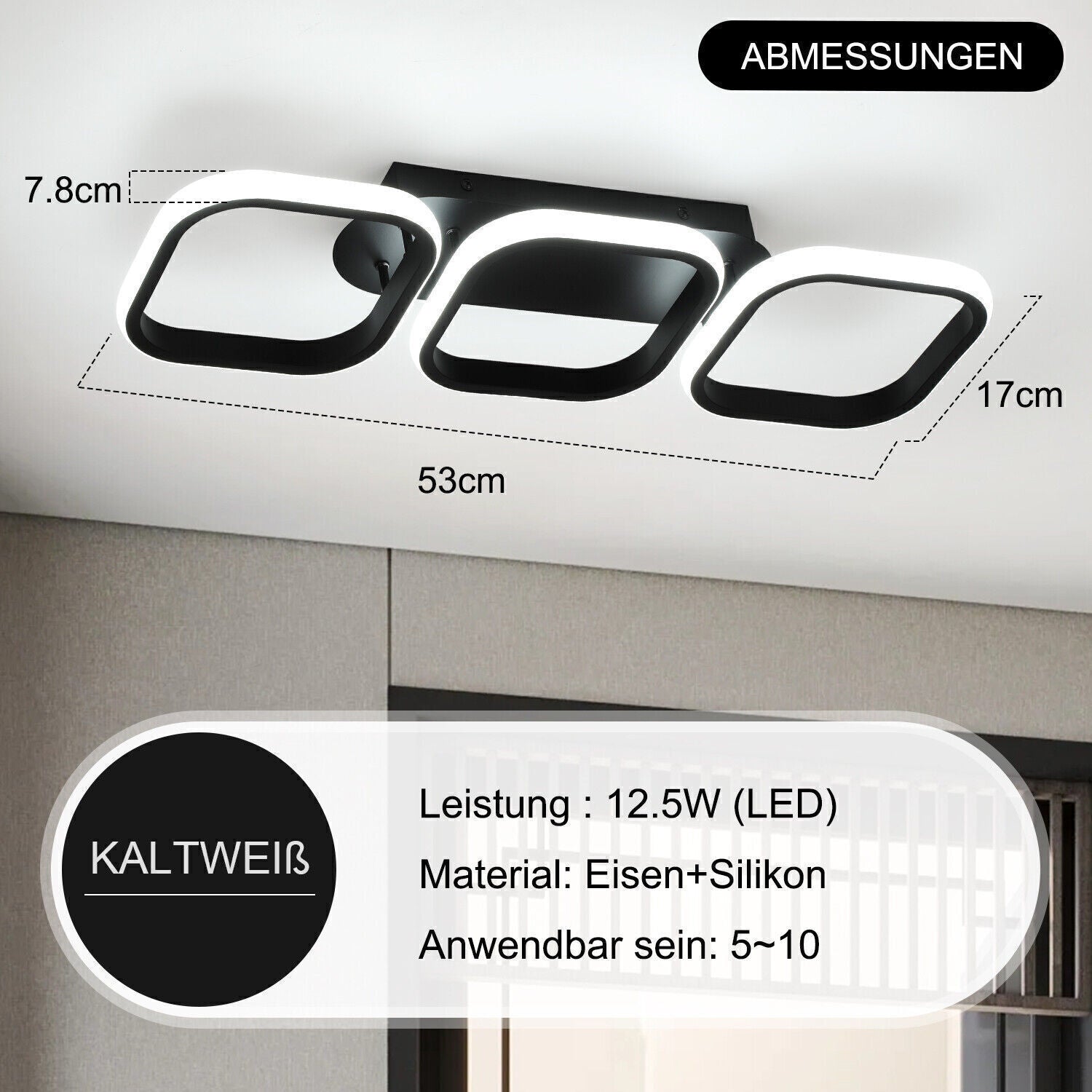 FlairLicht - LED Deckenleuchte