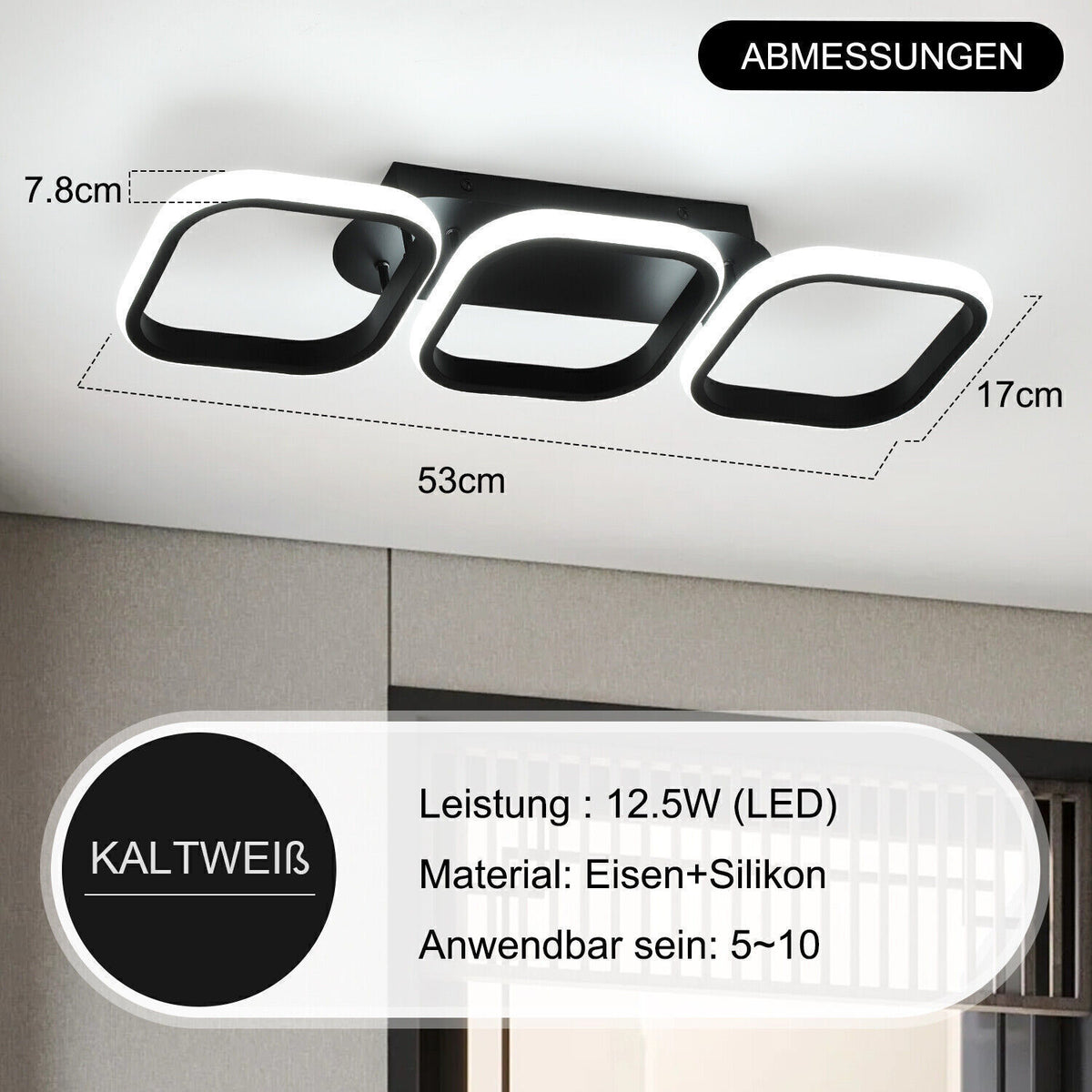 FlairLicht - LED Deckenleuchte