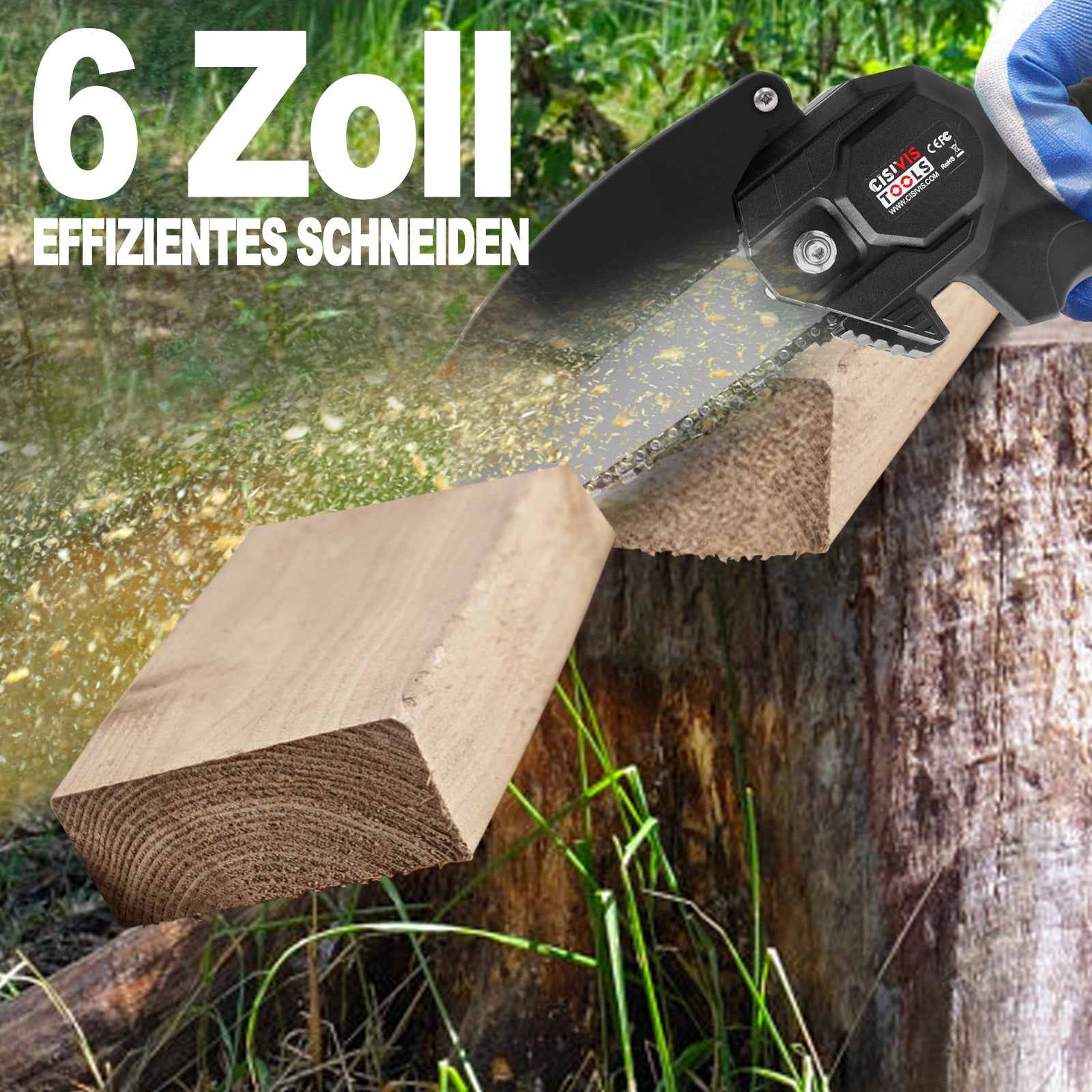 EcoSaw Max – Akku-Elektrokettensäge