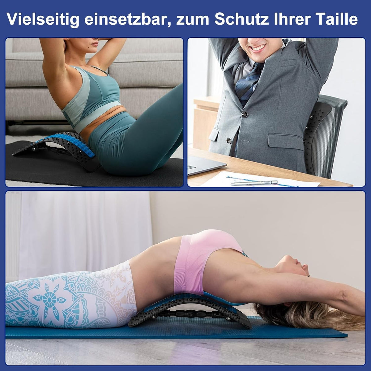 RelaxBogen - Ergonomische Rückenstreckhilfe