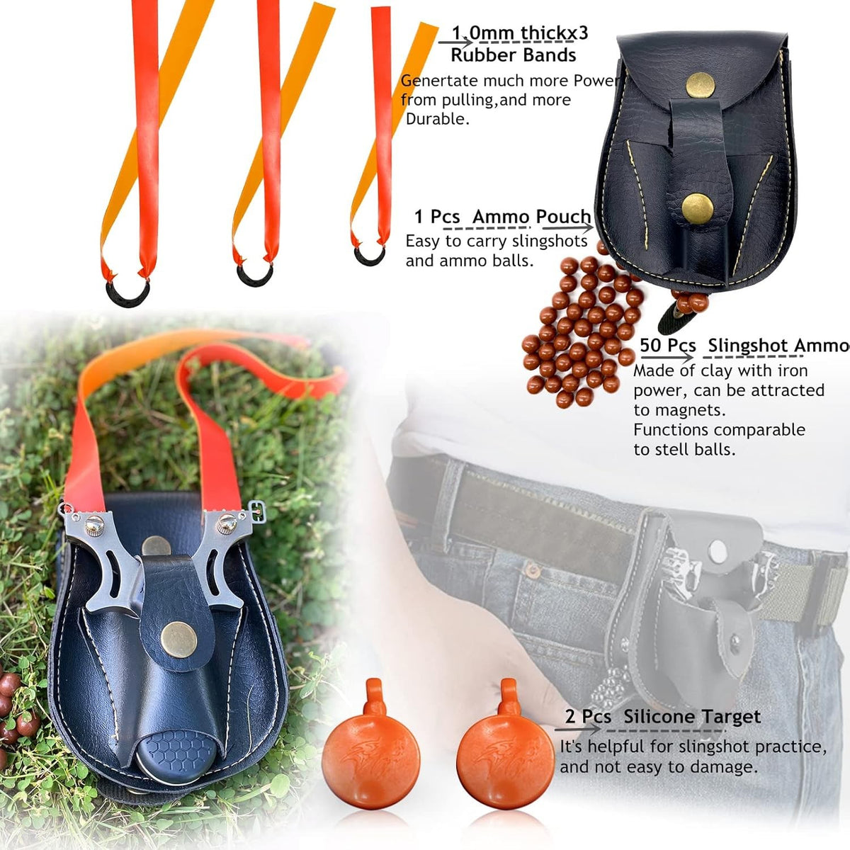 SureShot Steel – Professionelle Steinschleuder für Erwachsene