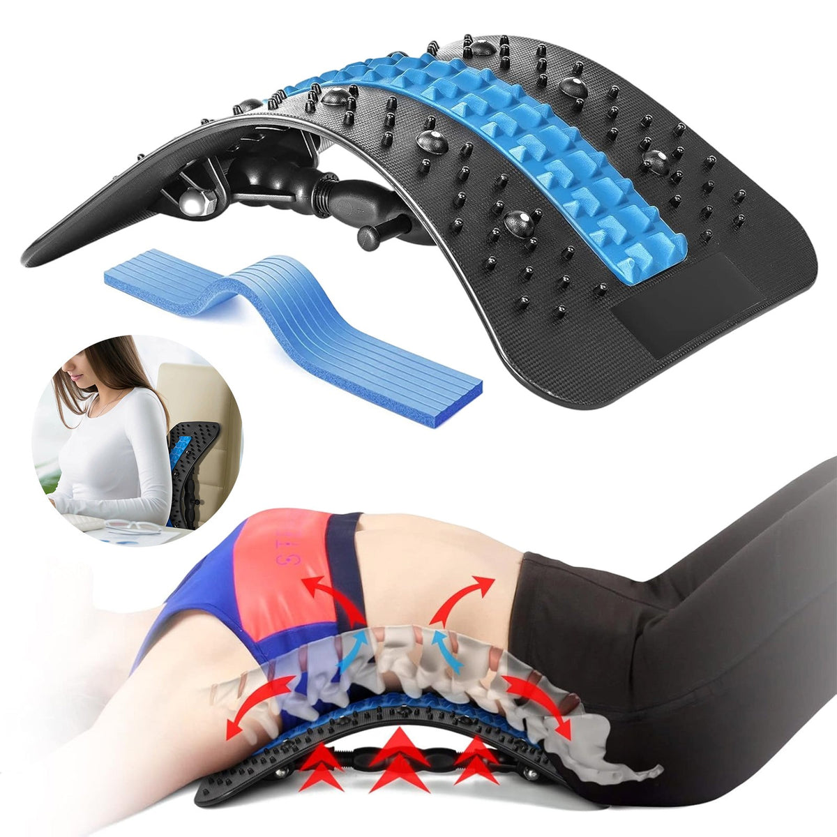 RelaxBogen - Ergonomische Rückenstreckhilfe