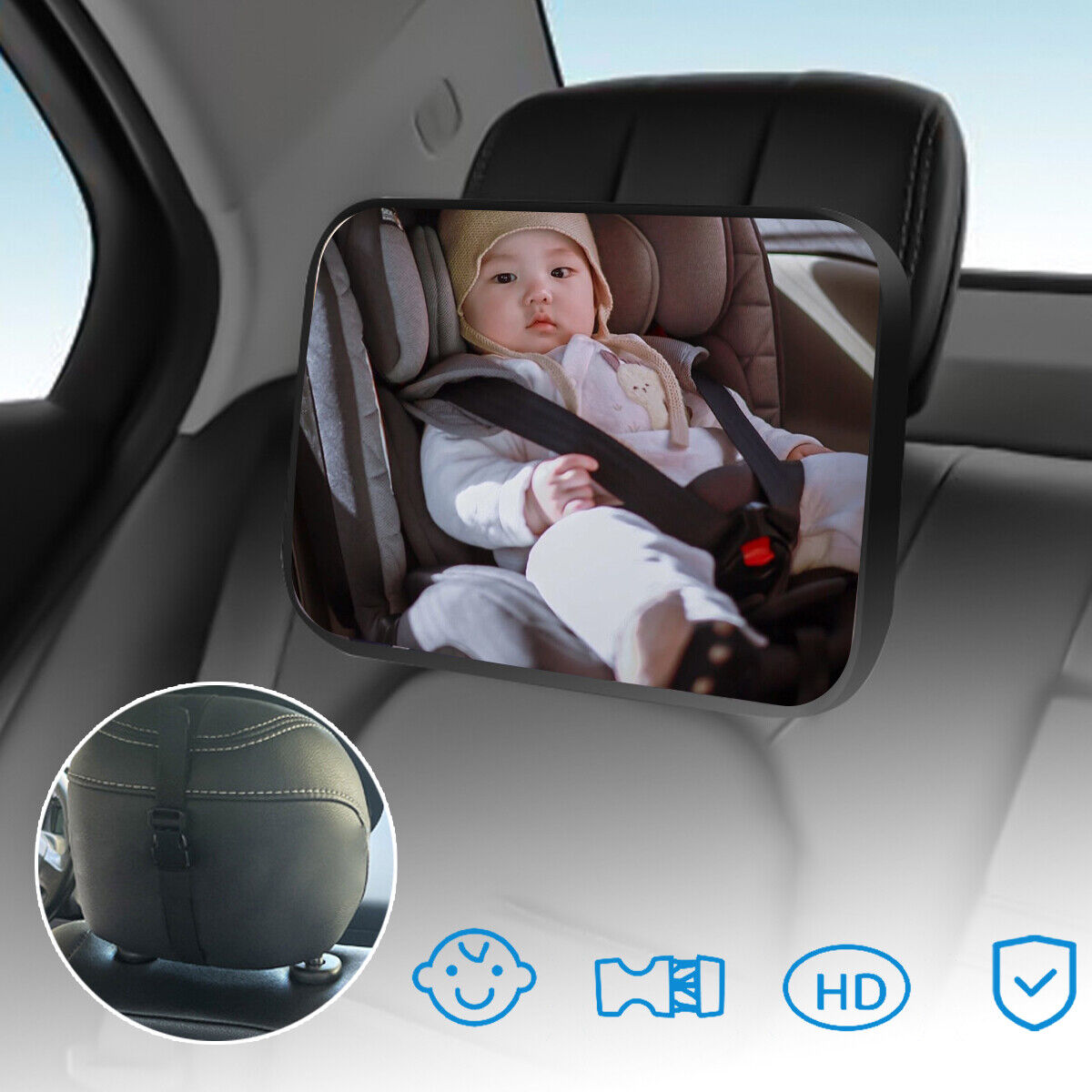 SnugSight Mirror - Baby-Autospiegel für rückwärtsgerichteten Sitz