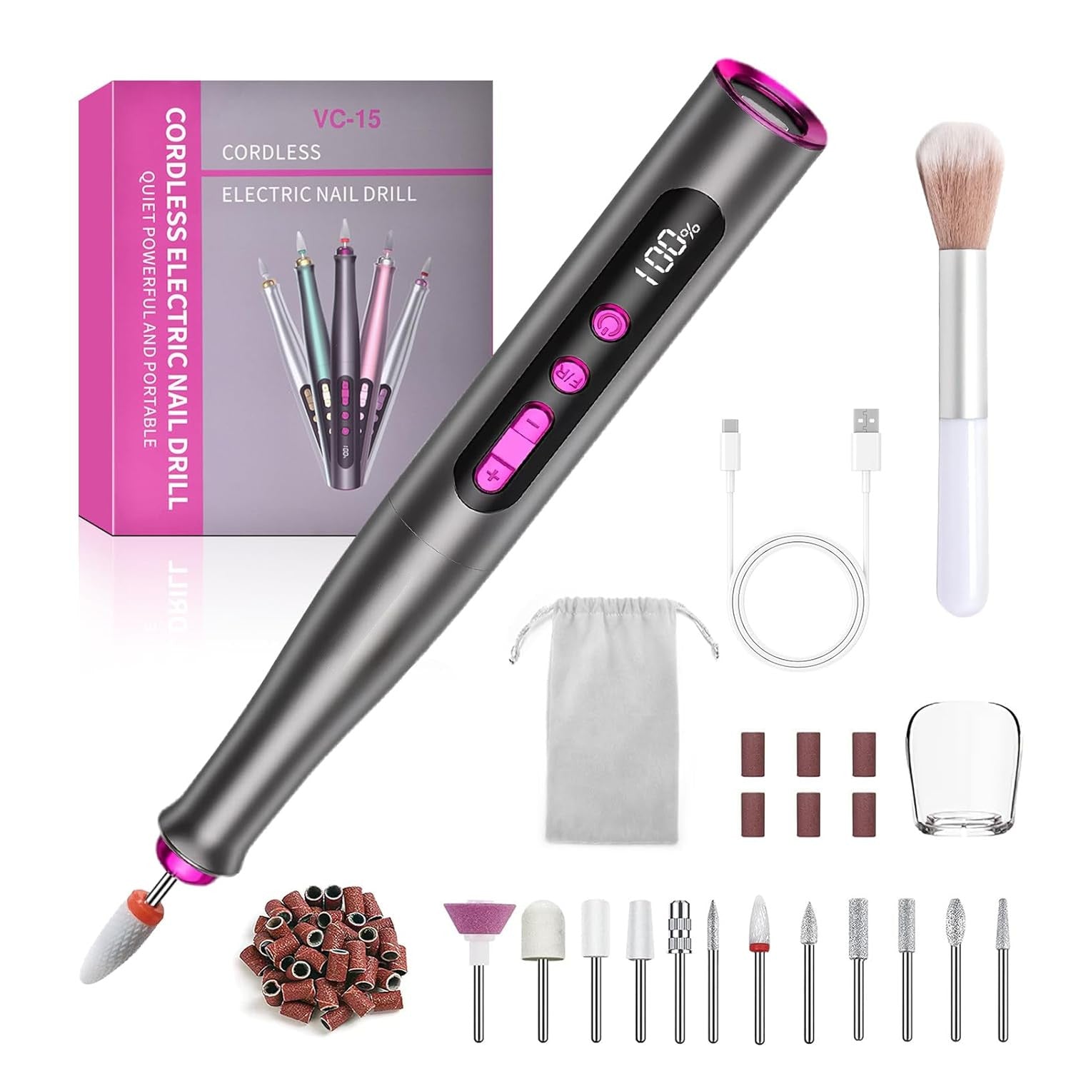 GlamEdge - Elektrischer Nagelbohrer