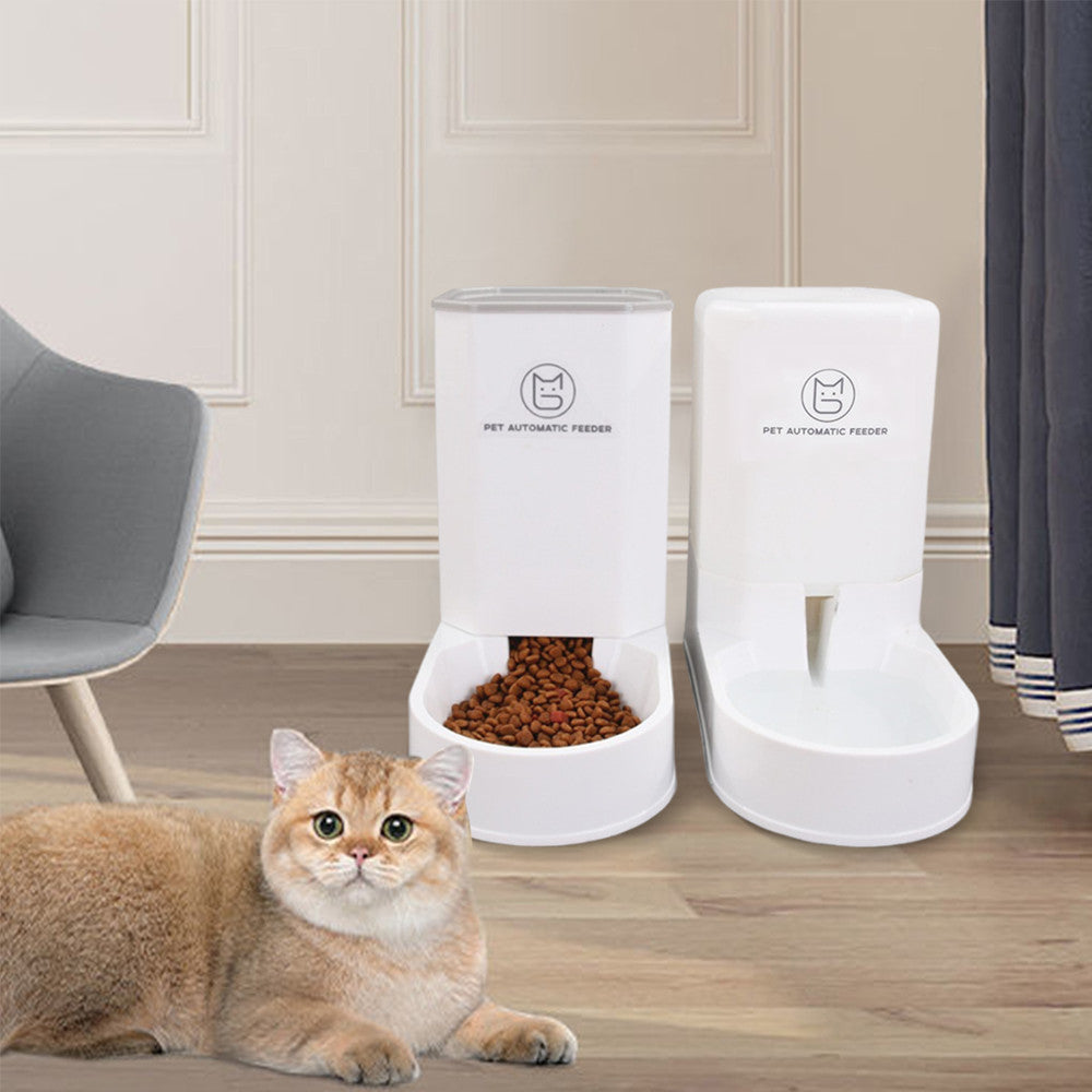 PawFlow Duo - Automatische Katzennahrung und Wasserspender