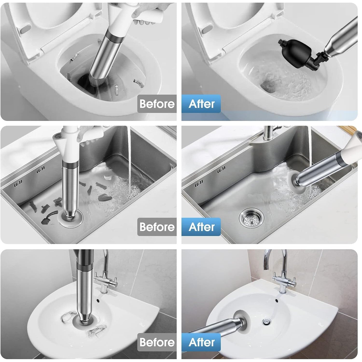 SaugKraft – Hochdruck-Toilettenpümpel