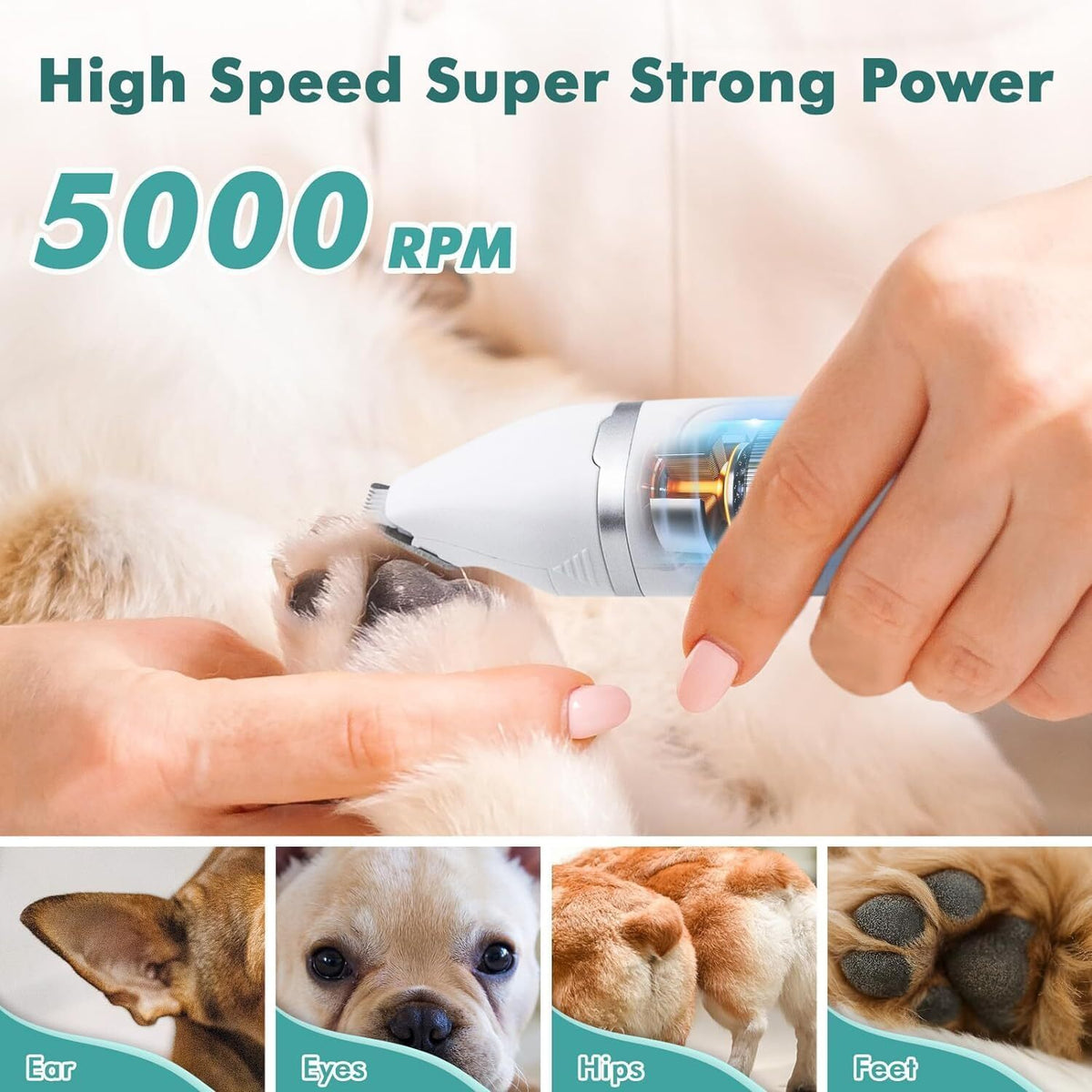 GroomJoy – Hundepflege-Schermaschine