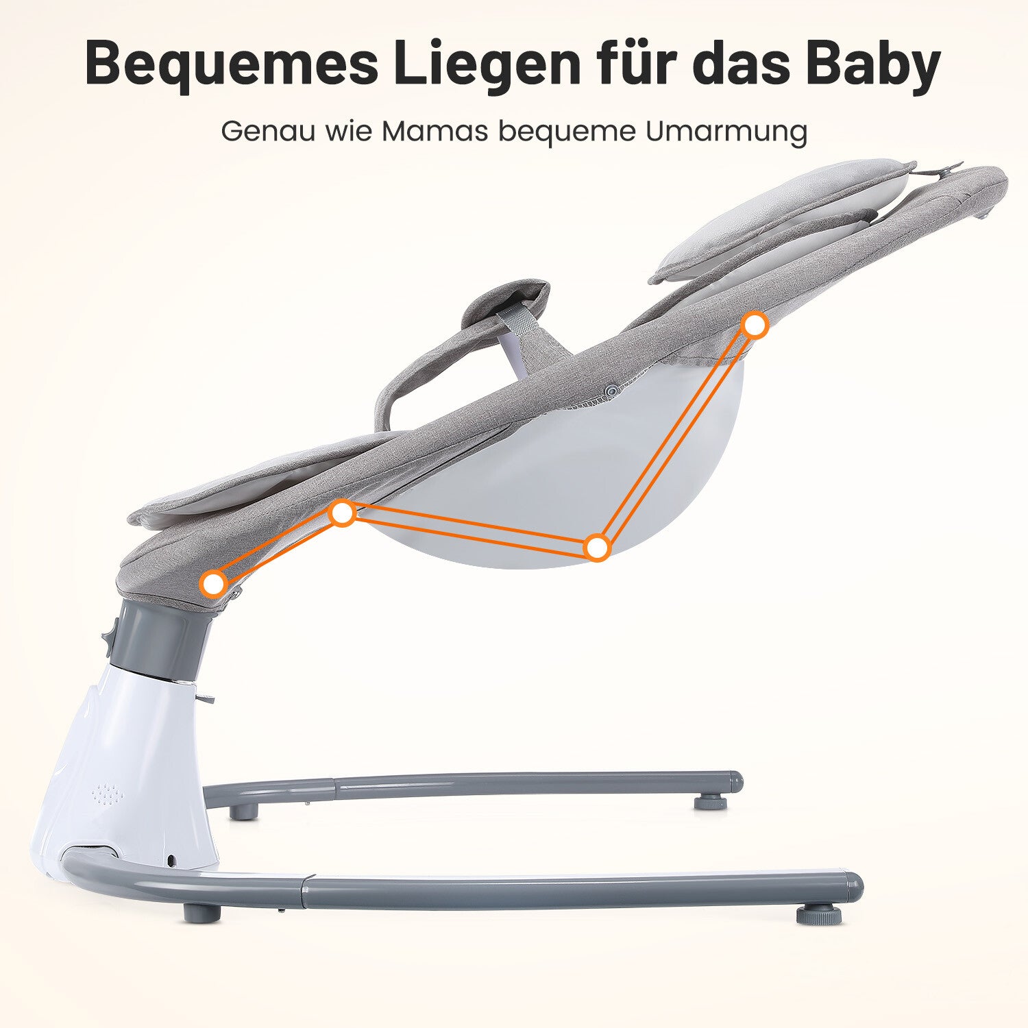 QuietCradle – Babyschaukelstuhl