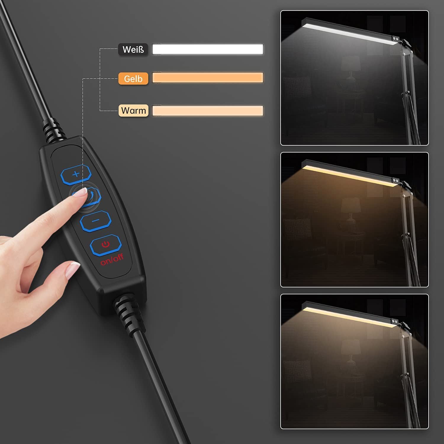 TaskLux - LED Schreibtischlampe