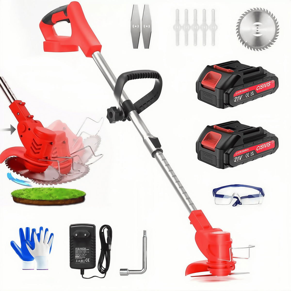 WeedWhisper – Akku-Rasentrimmer