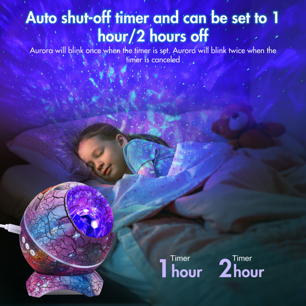 StarNest Light - Dinosaurier-Ei-Galaxie-Projektor