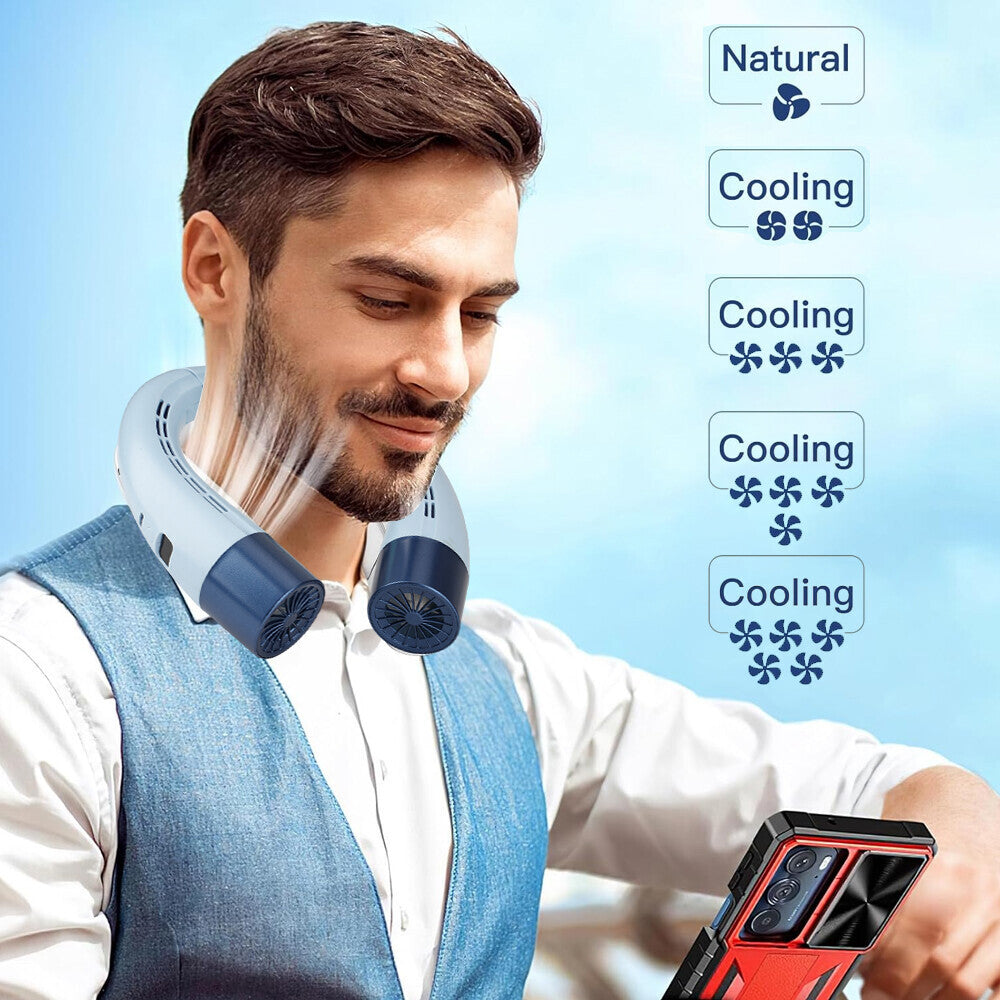 SommerBrise – Tragbarer Nackenkühlventilator