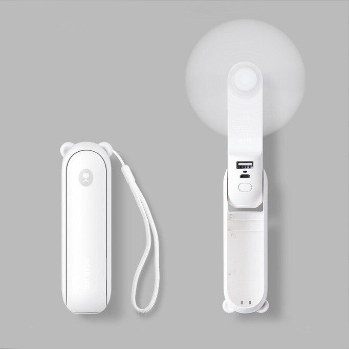 BreezeBuddy Mini – Handventilator mit Taschenlampe