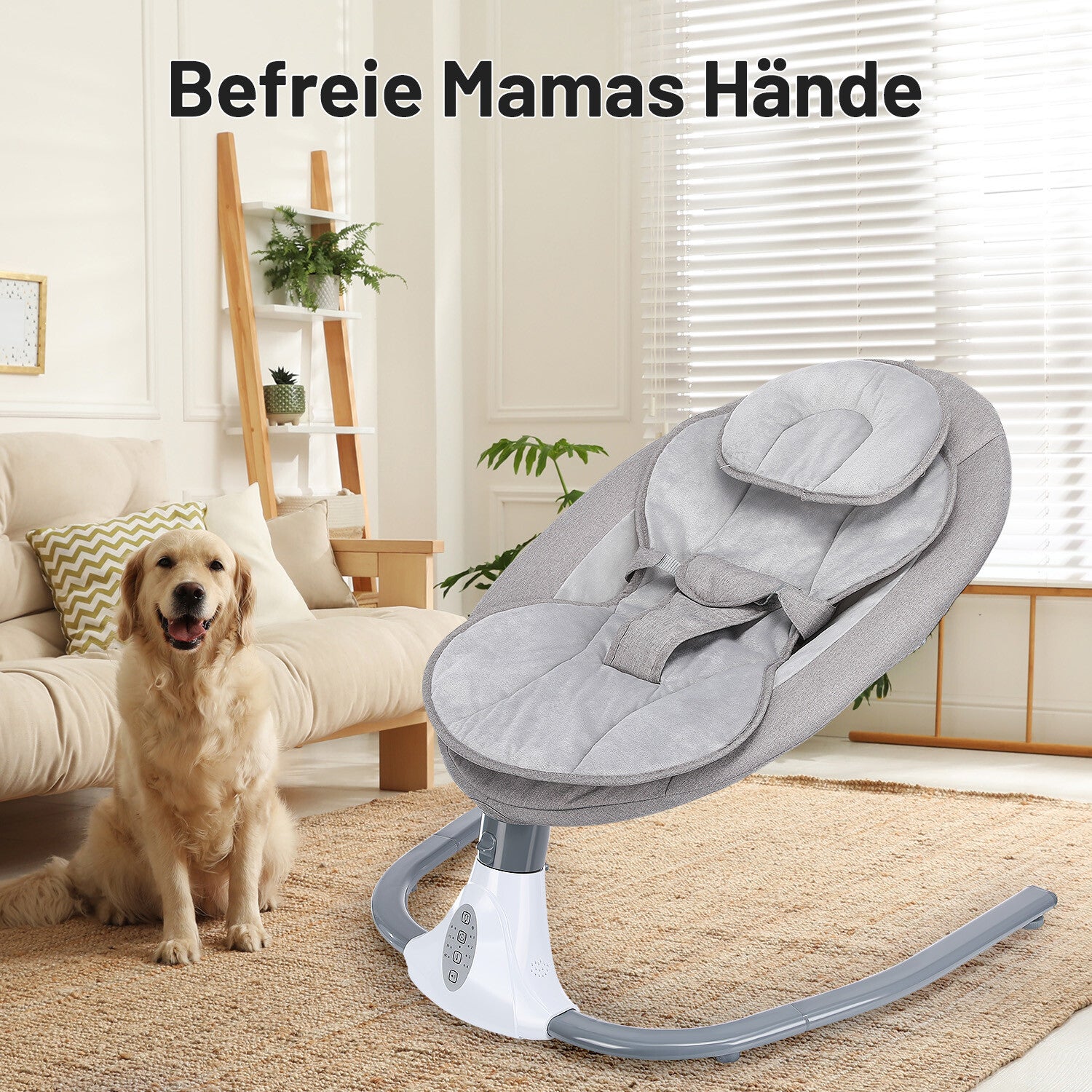 QuietCradle – Babyschaukelstuhl