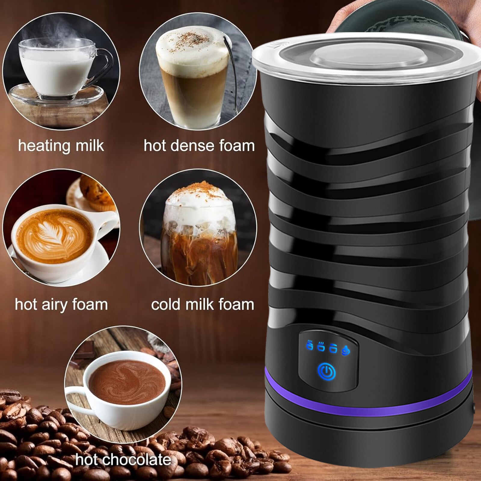 FrothMist - Automatischer Milchaufschäumer und Milchwarmer