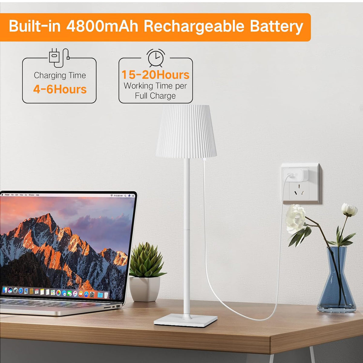 MoodShine – Wiederaufladbare LED-Tischlampe