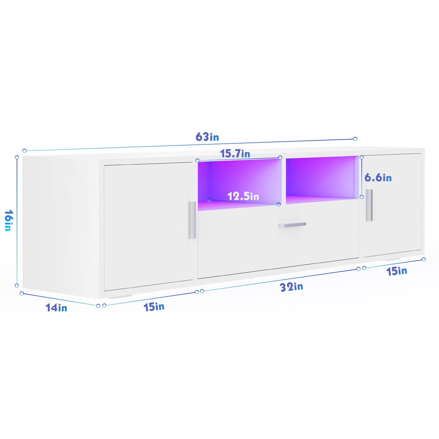 GlitzLine – LED-TV-Lowboard