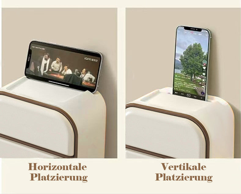 TidyTrove Box - Wandmontierter Tissue-Spender mit Aufbewahrung