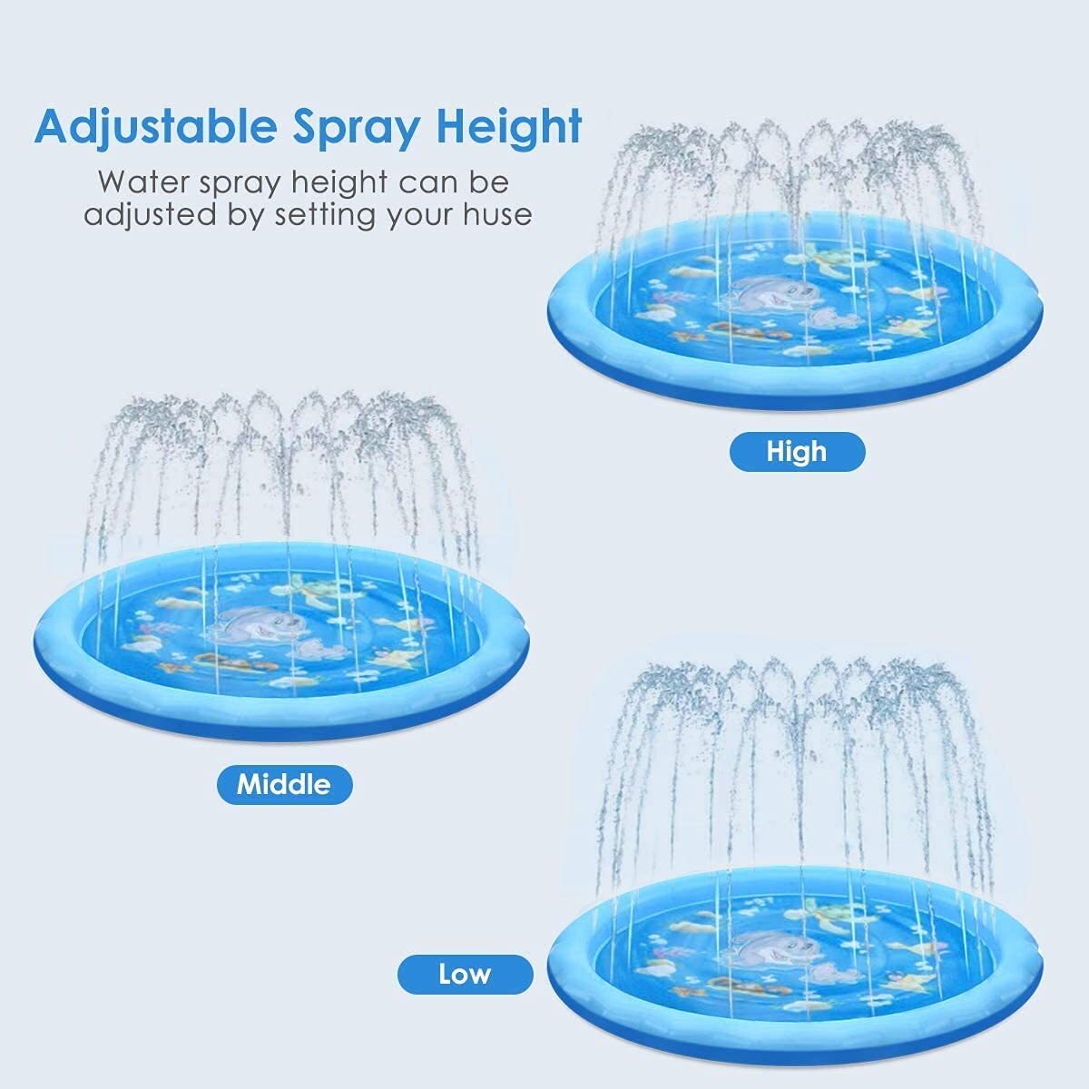 AquaJoy Splash Pad – Wasserspielmatte für Kinder im Freien