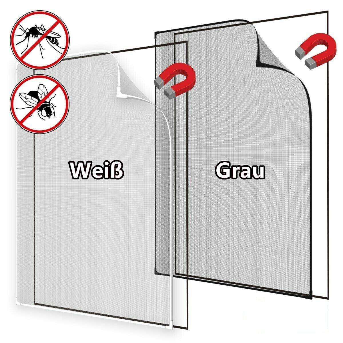 BugBlock - Magnetisches Insektennetz für Fenster