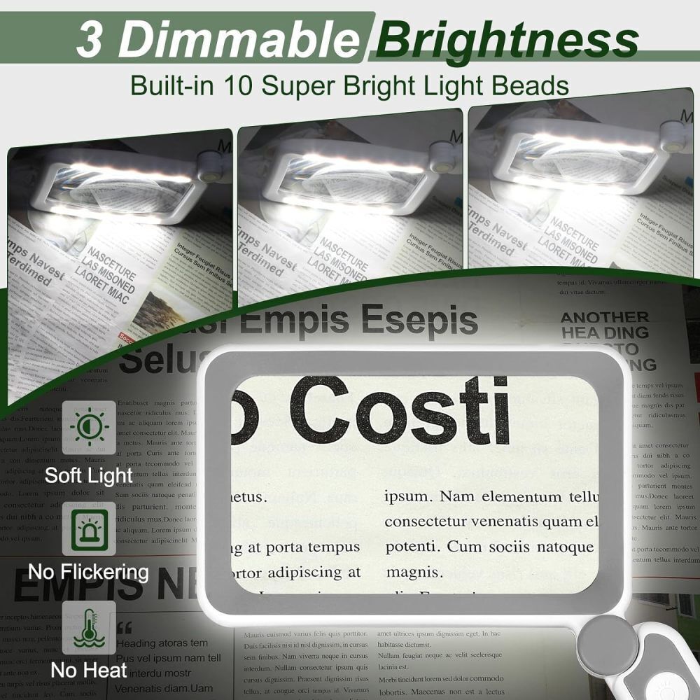 LightScope – LED Leselupe mit Licht