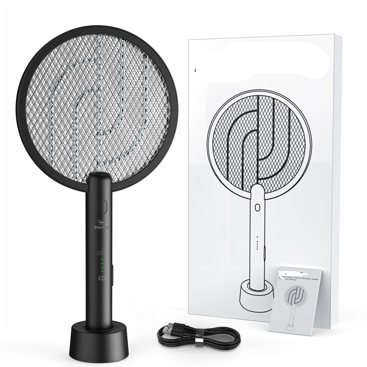 ZapIQ - Elektrische Mückenklatsche Wiederaufladbar