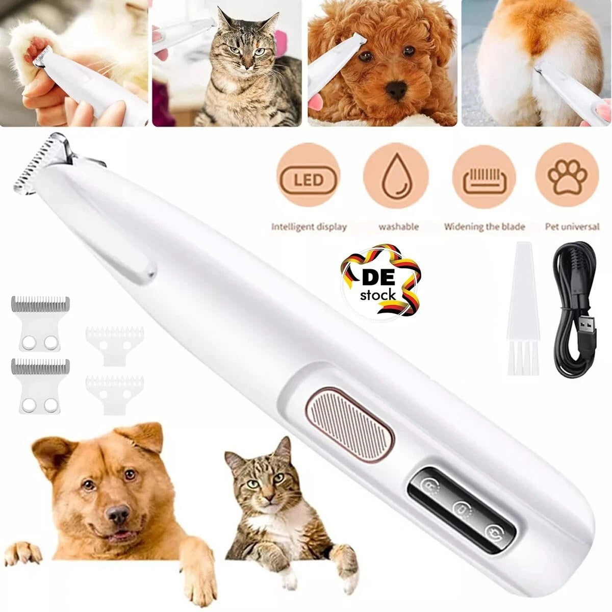 SchnippPfote – Tragbarer Haustier-Pfoten-Trimmer