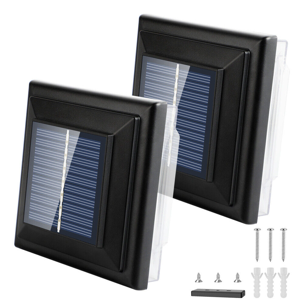 GlowGuard Square - Solar-Pfostenkappenleuchte