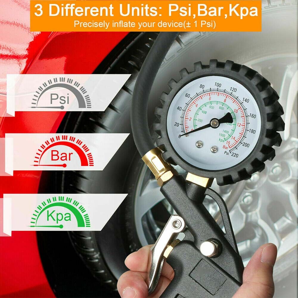 ReifenFit – Hochwertiger Reifenfüller mit Manometer
