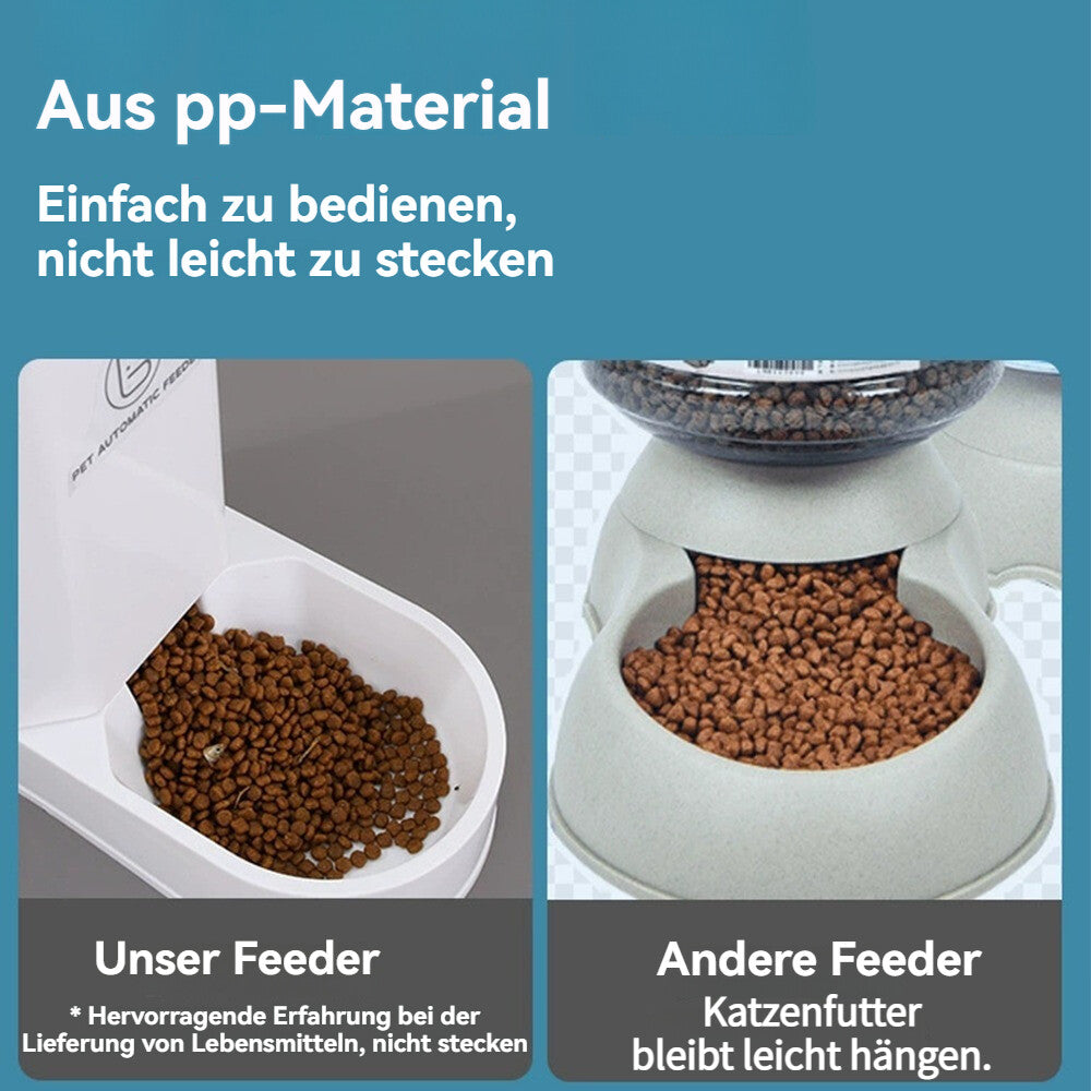 PawFlow Duo - Automatische Katzennahrung und Wasserspender