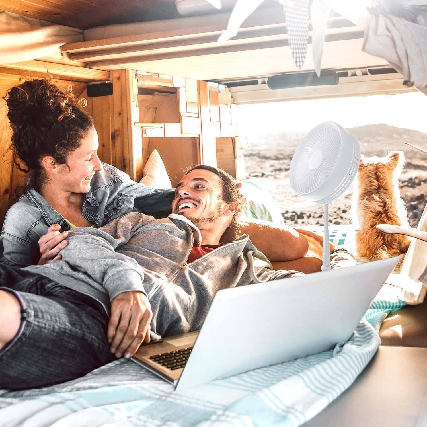 FlexFan - Tragbarer Faltbarer Ventilator