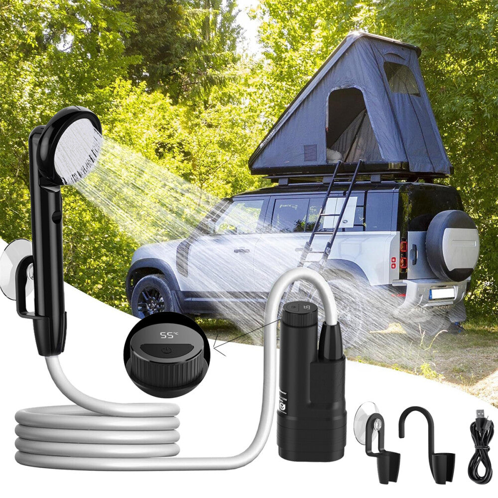 AquaNomad Flow - Tragbare Camping-Dusche