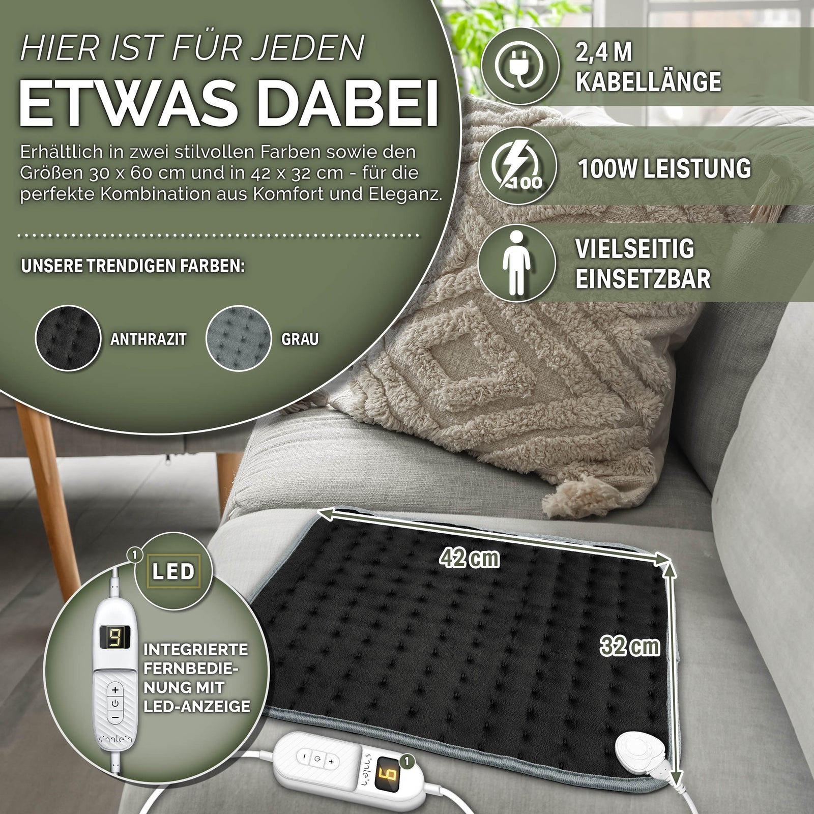 ComfyTherm - Heizkissen elektrisch