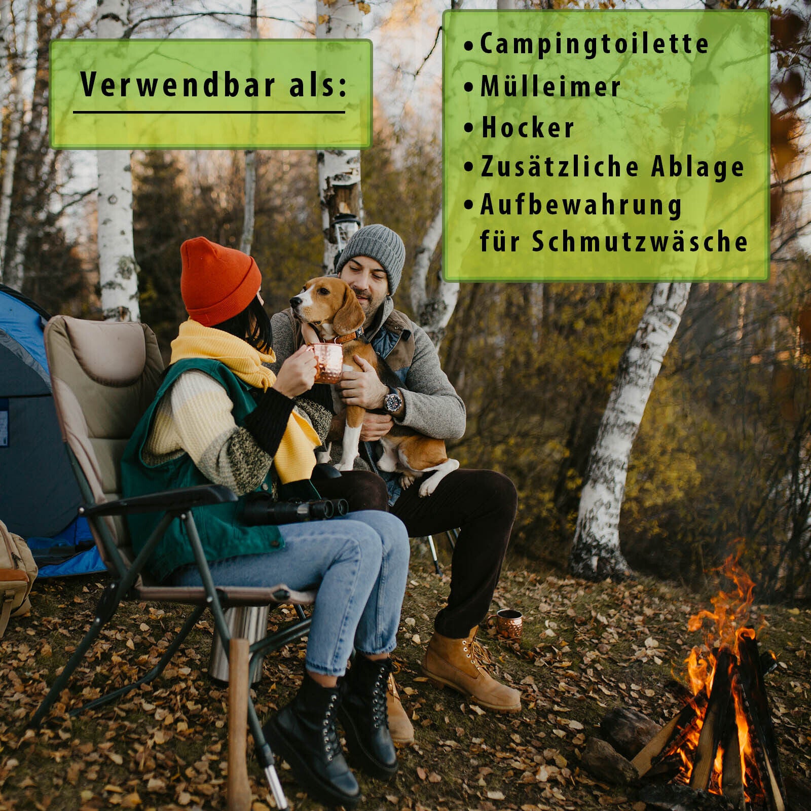 TripGo FoldSeat - Tragbare Campingtoilette