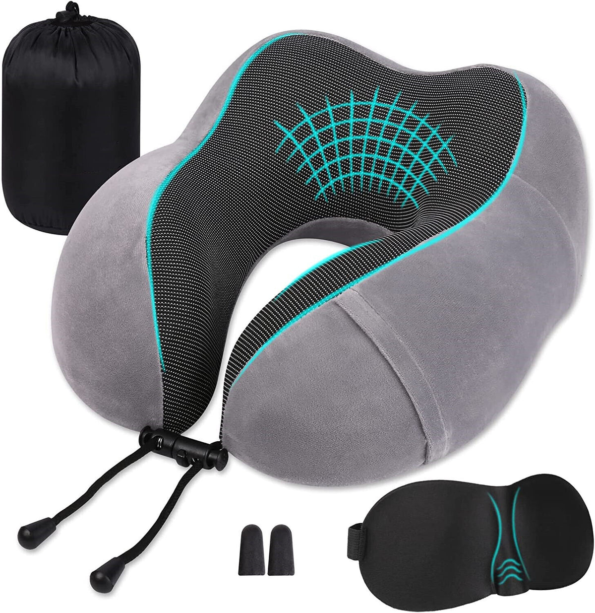 DreamEase – Reisekissen aus Memory-Schaum für den Nacken