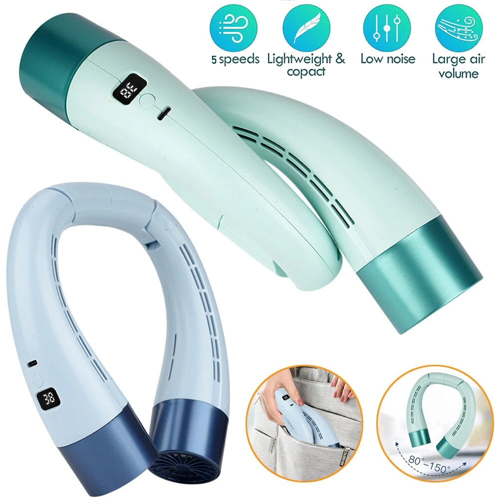 SommerBrise – Tragbarer Nackenkühlventilator