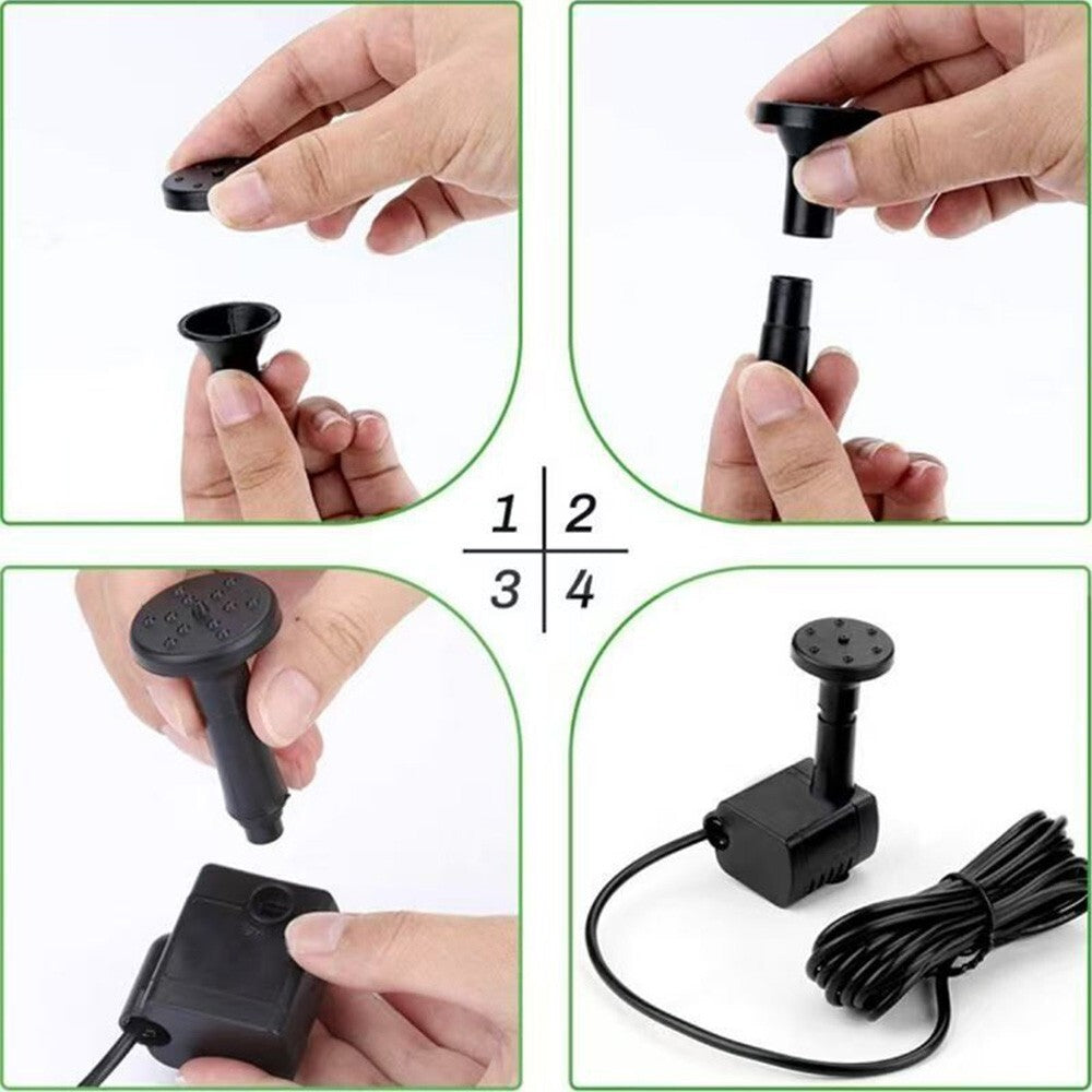 SunBloom Jet - Solarbetriebene Wasserfontäne