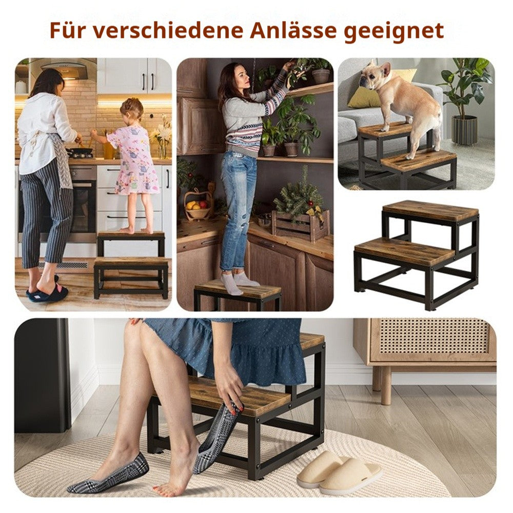 ZweiSchritt – Holzhocker für Kinder