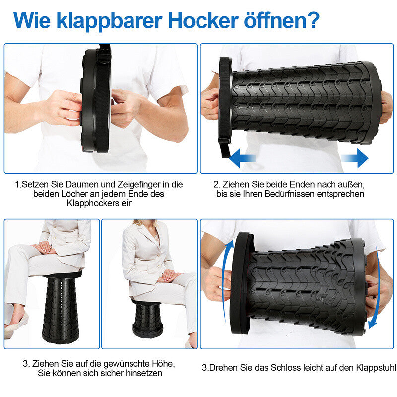 GoPerch Mini - Klappbarer Camping-Hocker