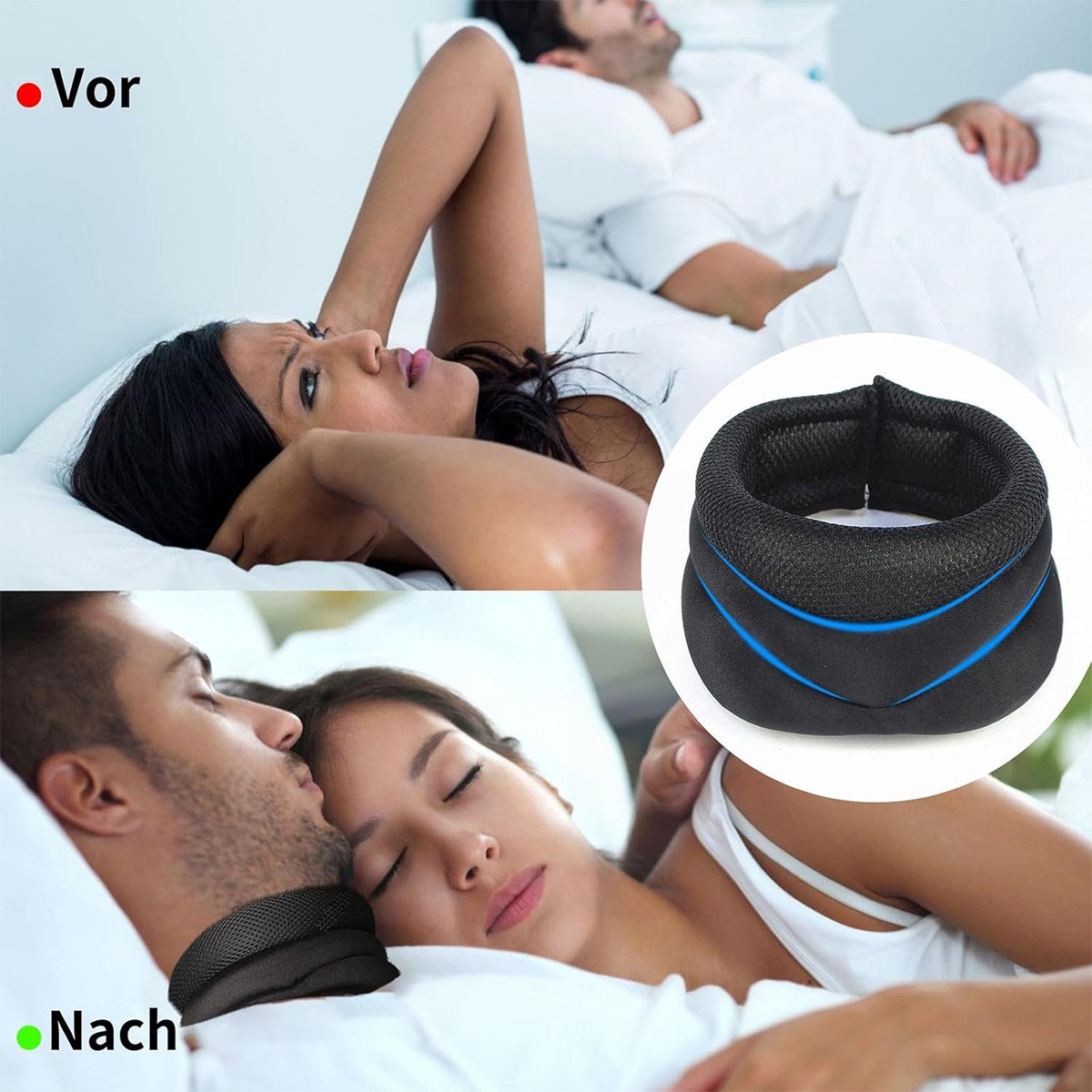 SleepSure – Anti-Schnarch-Nackenstütze