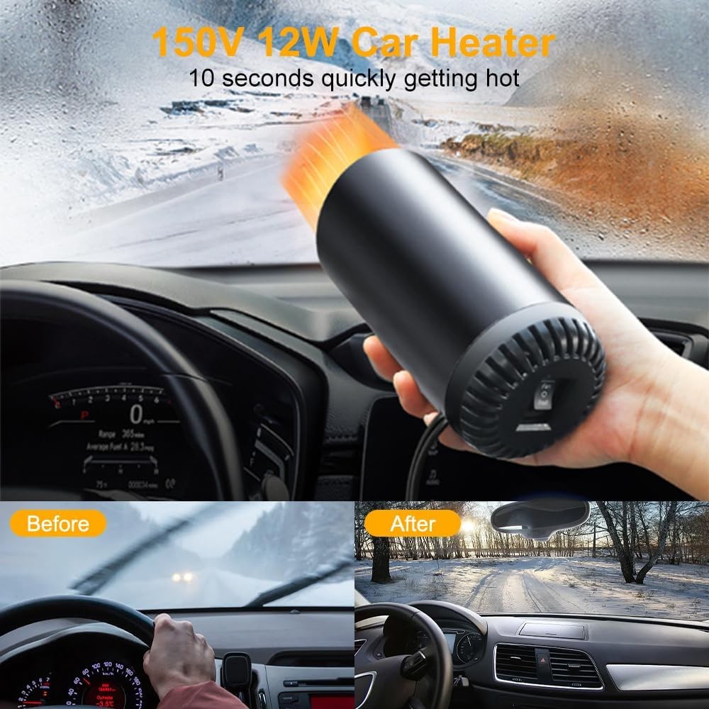 KlarSicht - Tragbare Autoheizung &amp; Kühlventilator