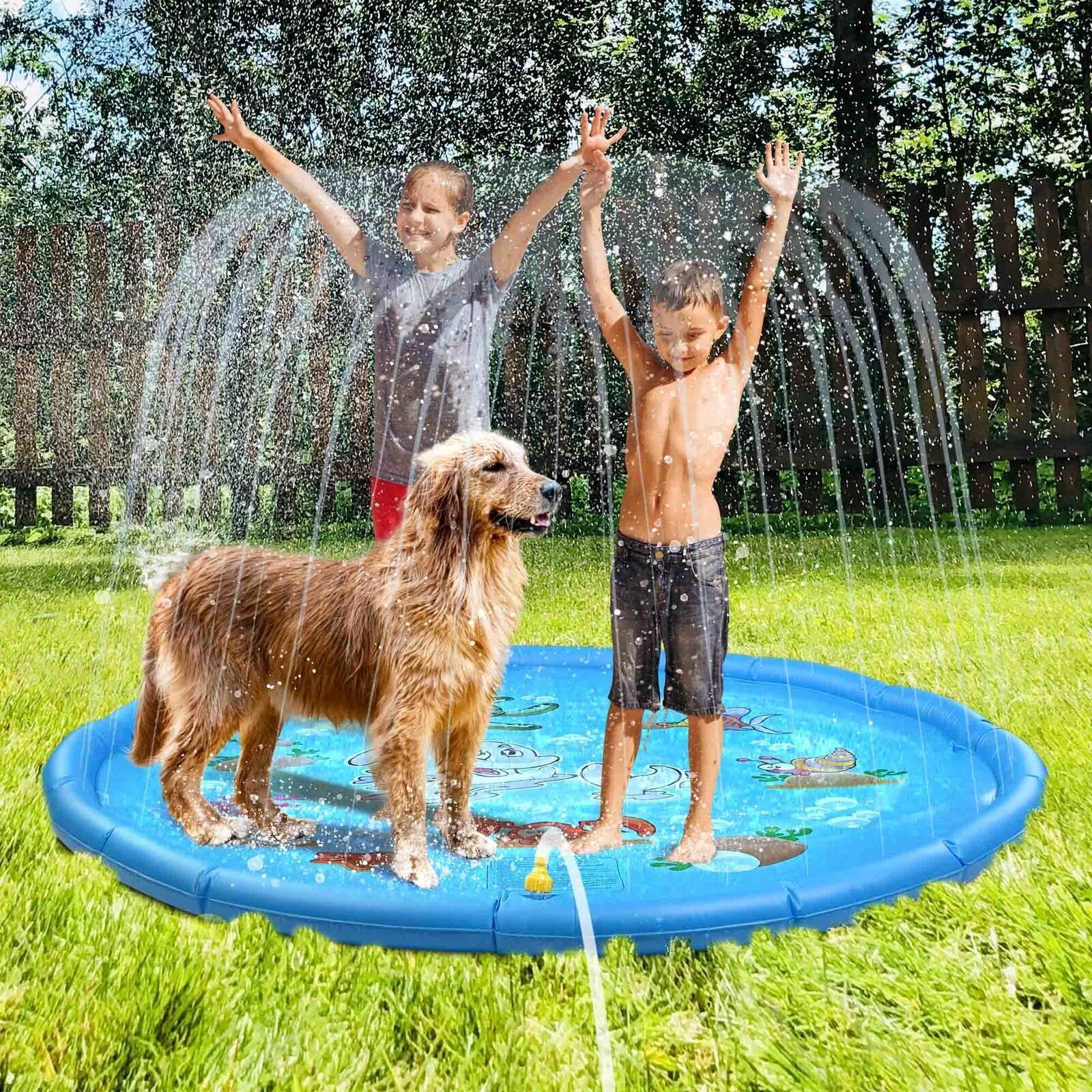 AquaJoy Splash Pad – Wasserspielmatte für Kinder im Freien