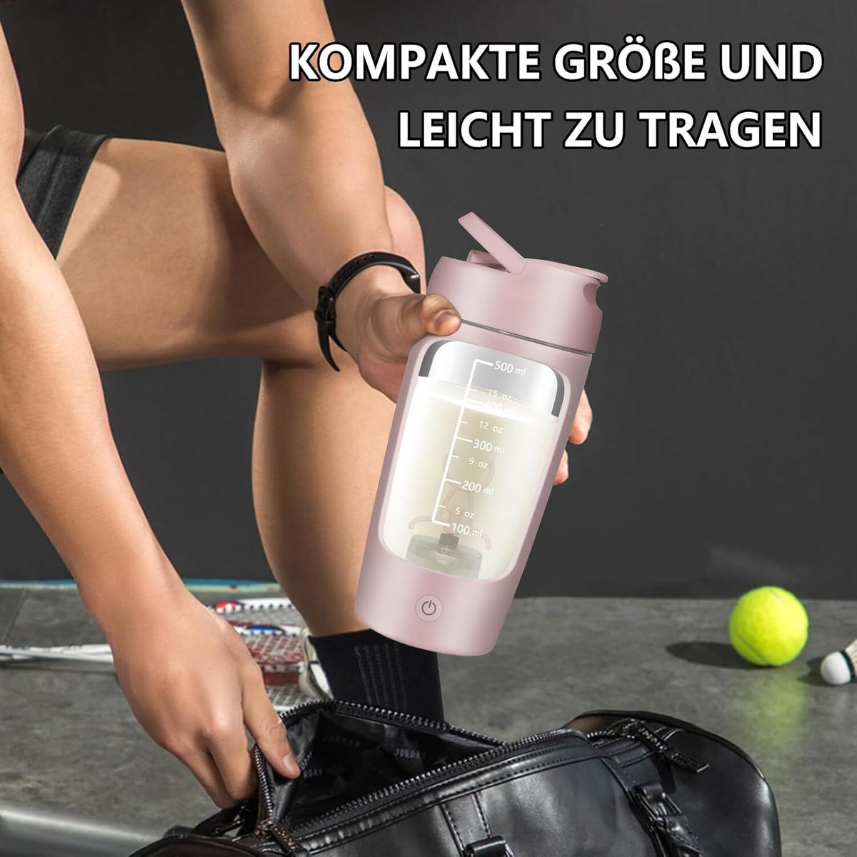 MixMate - Elektrische Protein-Shaker-Flasche