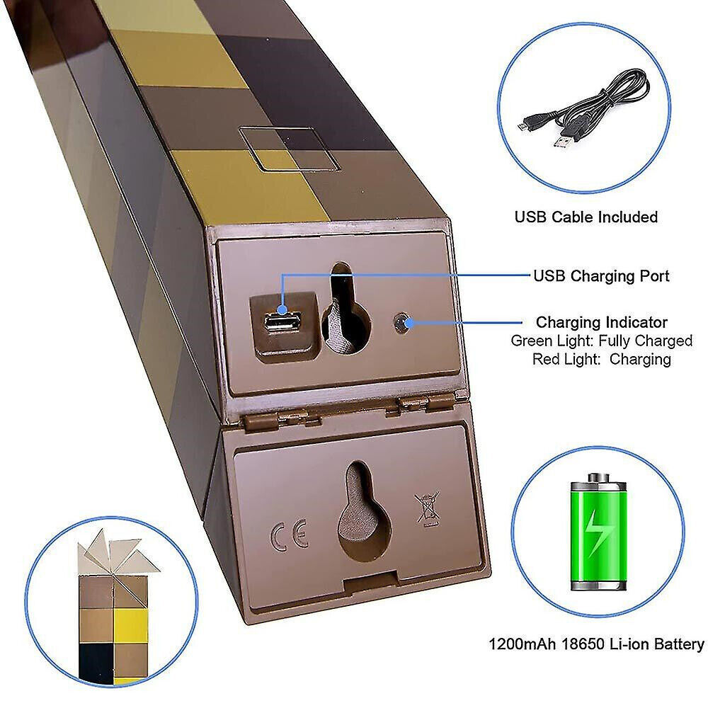 BlockGlow Fackel – Minecraft Fackellampe