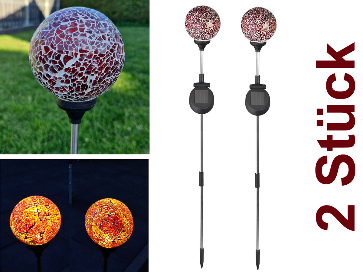 TerraGlow – Mosaic Solar-Gartenleuchte
