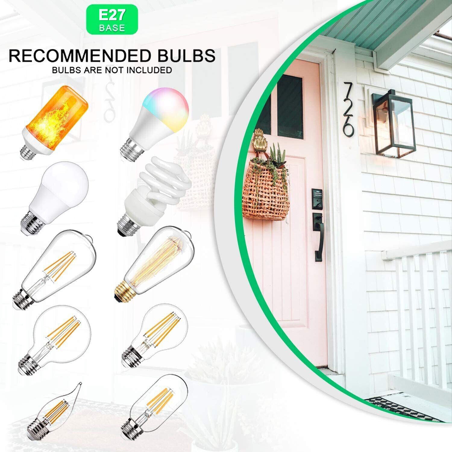 RadianceEdge - Außenwandleuchte für die Haustür