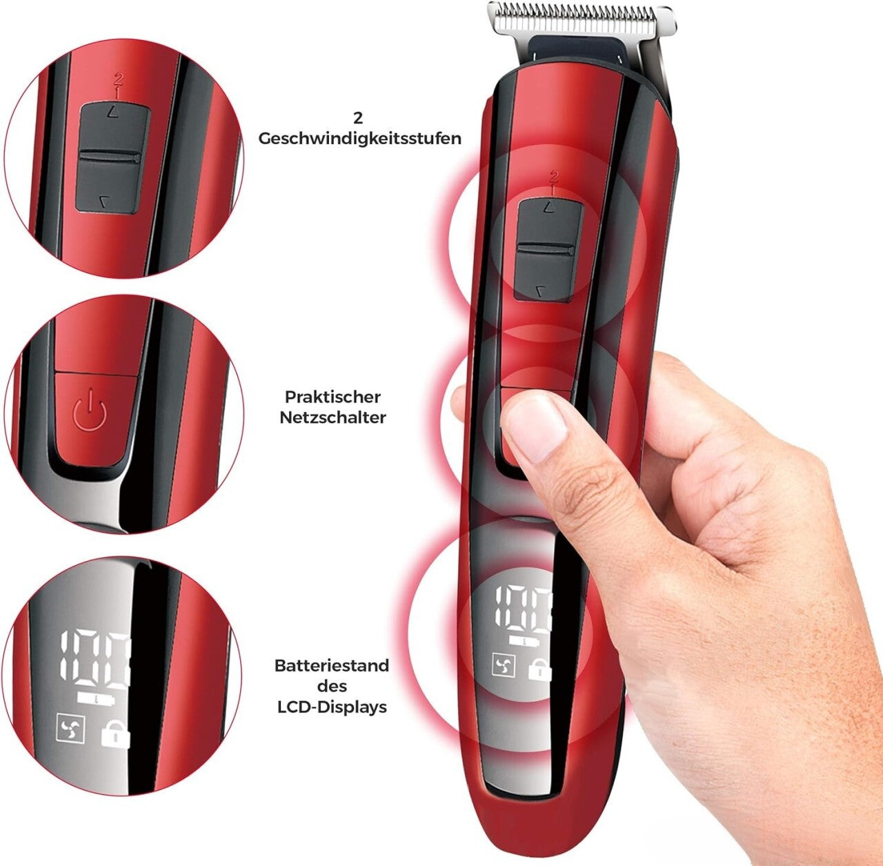 EdgeUp 10 – Haarschneidemaschine für Männer und Frauen