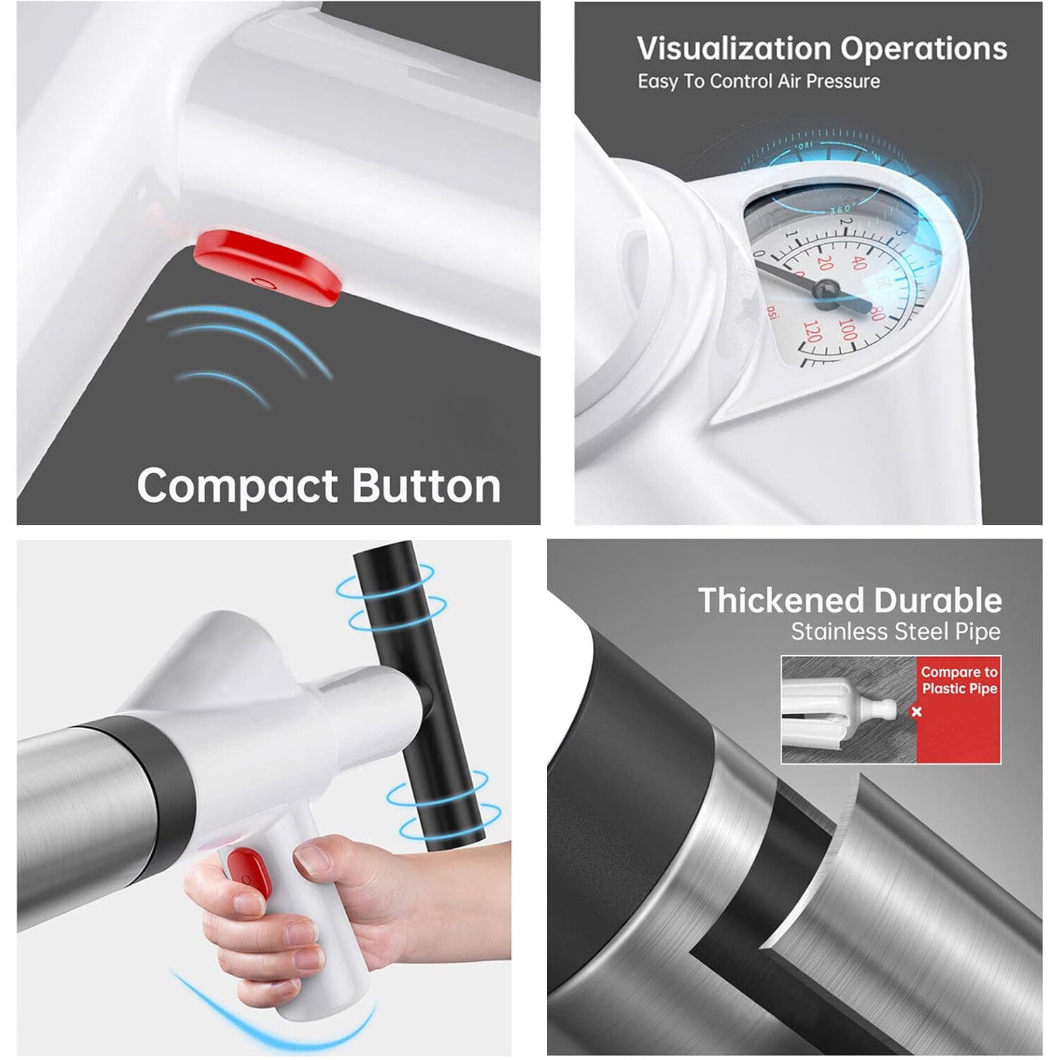 SaugKraft – Hochdruck-Toilettenpümpel