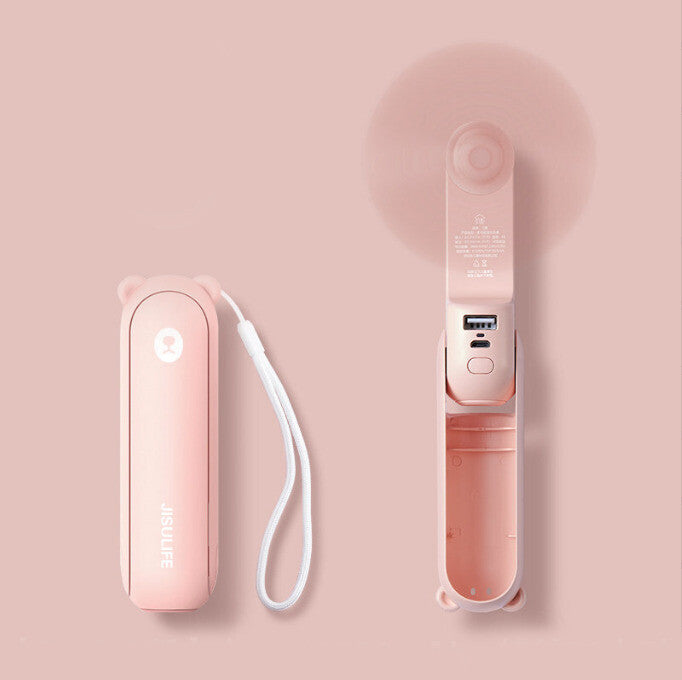 BreezeBuddy Mini – Handventilator mit Taschenlampe