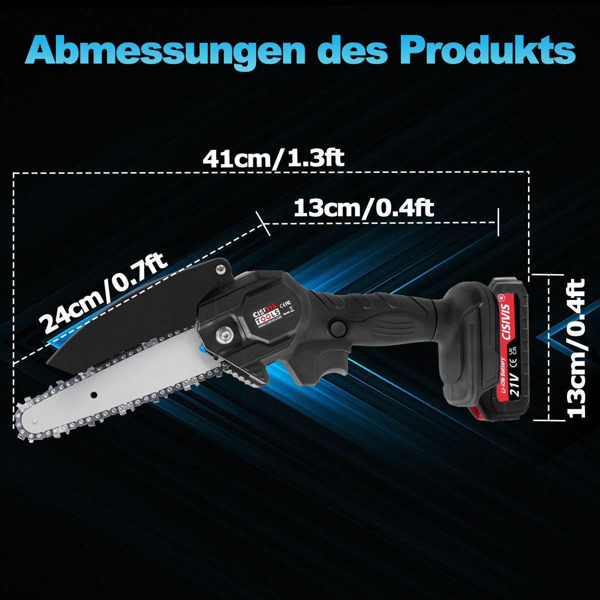 EcoSaw Max – Akku-Elektrokettensäge